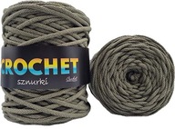 Bavlnená pletená šnúrka 5mm 100m DARK KHAKI Bavlnená pletená šnúrka 5mm 100m DARK KHAKI
