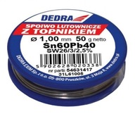 DEDRA 31L61005 Spájkovacia plnička s tavidlom 1 mm DEDRA 31L61005 Spájkovacia plnička s tavidlom 1 mm