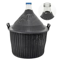 Galónový balón, 10L demižón, v plastovom košíku na víno Galónový balón, 10L demižón, v plastovom košíku na víno