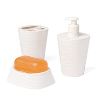 Kúpeľňová súprava zásobník na hrnček miska na mydlo Tadar