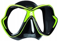 Potápačská maska ​​Mares X-Vision, čierny silikónovo-limetkový rám