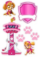 Tortová oblátka SKYE PAW PATROL Postavy + MENO Potlač cukru A4 Tortová oblátka SKYE PAW PATROL Postavy + MENO Potlač cukru A4