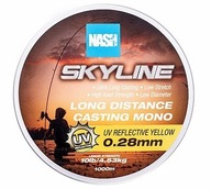Kaprársky vlasec Nash Skyline Mono UV Yellow 0,26mm 1000m Kaprársky vlasec Nash Skyline Mono UV Yellow 0,26mm 1000m