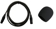 MIKROFÓNOVÝ KÁBEL / KÁBEL XLR-XLR 3M + HUBKA MIKROFÓNOVÝ KÁBEL / KÁBEL XLR-XLR 3M + HUBKA