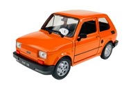 WELLY FIAT 126p ORANŽOVÁ 1:21 NOVÝ KOVOVÝ MODEL WELLY FIAT 126p ORANŽOVÁ 1:21 NOVÝ KOVOVÝ MODEL