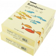 Kopírovací papier Rainbow A4 80g 500 listov svetložltý x2