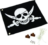 Vlajka na stožiari na ihrisku Pirat 4iQ PLAYGROUND