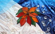 Tiffany Star of Betlehem vitráže na zavesenie