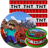 SADA TORTOVÝCH TORTÍČEK MINECRAFTU + 2 OBVODY + TEXT SADA TORTOVÝCH TORTÍČEK MINECRAFTU + 2 OBVODY + TEXT