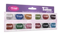 TYTOO. GLITROVÉ TETOVANIE - SADA 12 FARIEB TYTOO. GLITROVÉ TETOVANIE - SADA 12 FARIEB
