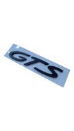 Emblémový nápis pre Porsche GTS Black Matte
