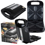 Hriankovač XXL HRINKOVAČ 4 VEĽKÉ CHLEBÍČKY TOASTOVÝ SENDVIČ 2000W ADLER NEPRIPEĽOVACÍ Hriankovač XXL HRINKOVAČ 4 VEĽKÉ CHLEBÍČKY TOASTOVÝ SENDVIČ 2000W ADLER NEPRIPEĽOVACÍ