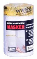 MALIARSKA FÓLIA S WASHI PÁSKOU 55CM MODRÝ DELPHÍN MALIARSKA FÓLIA S WASHI PÁSKOU 55CM MODRÝ DELPHÍN
