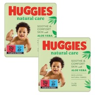 2x HUGGIES Vlhčené obrúsky 168ks Natural 2x HUGGIES Vlhčené obrúsky 168ks Natural