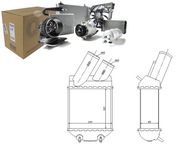 NISSENS INTERCOOLER 187170N 971701 310988 RENA8035 NISSENS INTERCOOLER 187170N 971701 310988 RENA8035