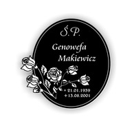 Náhrobná doska 40x40 3mm S PÁSKOU NA NALEPENIE Náhrobná doska 40x40 3mm S PÁSKOU NA NALEPENIE