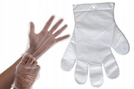 Jednorazové fóliové rukavice 100 kusov