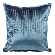 ROYAL 1 OBLIEC NA VANKÚŠ BLUE VELVET CRYSTALS 45x45 ROYAL 1 OBLIEC NA VANKÚŠ BLUE VELVET CRYSTALS 45x45