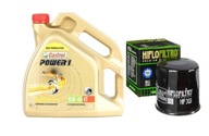 OLEJ CASTROL 10W40 POWER 1 4T 4L + HF 303