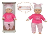 Detská bábika Bábätko v oblečení plyšová hračka 30 cm