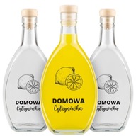 10x ELIPSA fľaše 500ml s potlačou HOME LEMON LINK