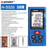 H-DS50 modrý digitálny laserový diaľkomer SNDWAY