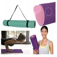 GYMNASTICKÁ PODLOŽKA NA JÓGOVÉ PILATES FITNESS CVIČENIE GYMNASTICKÁ PODLOŽKA NA JÓGOVÉ PILATES FITNESS CVIČENIE