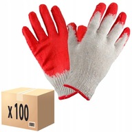 WAMPIRKI červené rukavice potiahnuté latexom PRACOVNÉ RUKAVICE 10 XL 100 párov WAMPIRKI červené rukavice potiahnuté latexom PRACOVNÉ RUKAVICE 10 XL 100 párov