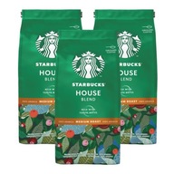 Starbucks House Blend Stredne mletá káva 3x200g