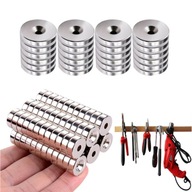 Viacrozmerné neodýmové magnety s otvorom 4/5/16 Viacrozmerné neodýmové magnety s otvorom 4/5/16