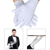 Biely štýl Biele rukavice Magician Honor Bezpečnostná stráž Biely štýl Biele rukavice Magician Honor Bezpečnostná stráž