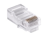 RJ45 PLUG 8P8C UTP 5e drôt (50 kusov) RJ45 PLUG 8P8C UTP 5e drôt (50 kusov)
