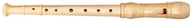 Drevená školská zobcová flauta s 8 otvormi na nabíjanie