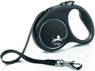 Vodítko FLEXI Black Design S (5 m - 15 kg) Čierne Vodítko FLEXI Black Design S (5 m - 15 kg) Čierne