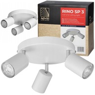 STROPNÉ SVIETIDLO, KRUHÁ HALOGÉNOVÁ LAMPA, 3x GU10 STROPNÉ SVIETIDLO, KRUHÁ HALOGÉNOVÁ LAMPA, 3x GU10