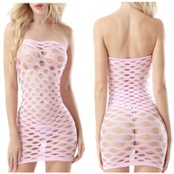 BODYSPORTING SEXY DÁMSKE EROTICKÉ PRÁDLO SVETLO RUŽOVÉ TUBE BODY S M L XL BODYSPORTING SEXY DÁMSKE EROTICKÉ PRÁDLO SVETLO RUŽOVÉ TUBE BODY S M L XL