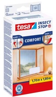 Komfortná okenná moskytiéra biela 1,8x1,7m Tesa