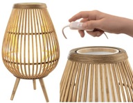 Dekoratívne bambusové svietidlo útulné BOHO svetlo