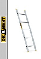 Hliníkový profesionálny 5-stupňový rebrík DRABEST + hák