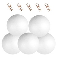 Polystyrénové gule 15 cm set 5ks prívesky Háčiky na vianočný stromček Polystyrénové gule 15 cm set 5ks prívesky Háčiky na vianočný stromček