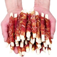 Treska obalená kačacou pochúťkou pre psov Hau&Miau 500g Treska obalená kačacou pochúťkou pre psov Hau&Miau 500g