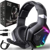 HERNÉ SLÚCHADLÁ ONIKUMA S RGB MIKROFÓNOM PRE HRÁČOV PRE E-SPORT HRY HERNÉ SLÚCHADLÁ ONIKUMA S RGB MIKROFÓNOM PRE HRÁČOV PRE E-SPORT HRY