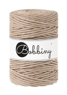 Paličkovaná šnúra Macrame 5mm 100m piesková Paličkovaná šnúra Macrame 5mm 100m piesková