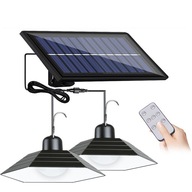 SET 2x LUSTRE ZÁSADNÉ SOLÁRNE LED LAMPY DIAĽKOVÝ PANEL SADA 2 SVIETIDIEL SET 2x LUSTRE ZÁSADNÉ SOLÁRNE LED LAMPY DIAĽKOVÝ PANEL SADA 2 SVIETIDIEL