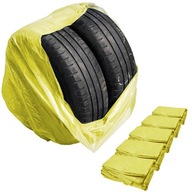 Žlté veľké vrecká na pneumatiky z LDPE 100 x 100 hrúbka 35 mikrónov 100 ks