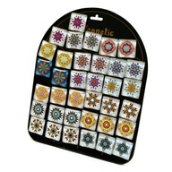 MANDALA MAGNETY NA CHLADNIČKU SKLO 36 KS MANDALA MAGNETY NA CHLADNIČKU SKLO 36 KS