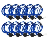 Lanyard ARGO sťahovacia páska BAL 10 s karabínou - modrá AP08351