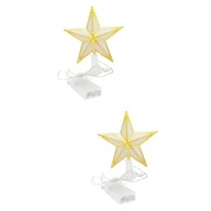 2 ks Vianočný stromček s rozsvietenou hviezdou Xmas Tree Lighted Star 2 ks Vianočný stromček s rozsvietenou hviezdou Xmas Tree Lighted Star