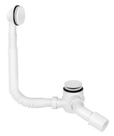 MCALPINE Vaňový sifón Click-Clack White White Clik MCALPINE Vaňový sifón Click-Clack White White Clik