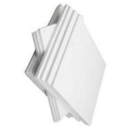 PVC PENĚNÉ PVC 3mm biele 50x100 reklamné tabule nalepovanie tabúľ